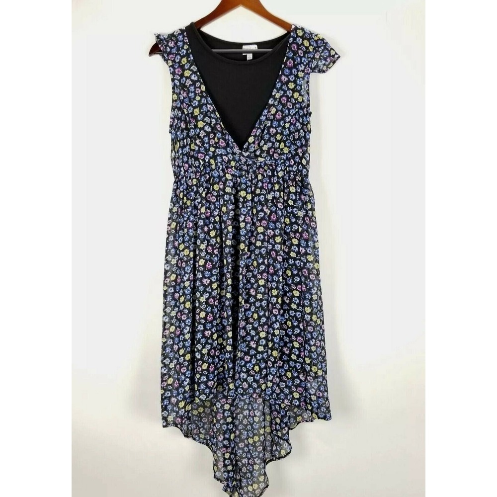 Disney D Signed Descendants‎ Special Edition Girls Size L 14 Dress Black Floral